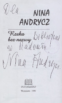 Nina Andrycz - autograf