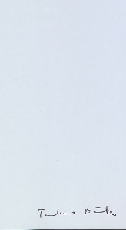 Tadeusz Boruta - autograf