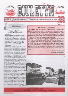 Biuletyn NSZZ "Solidarność" Ziemia Radomska, 2003, nr 576