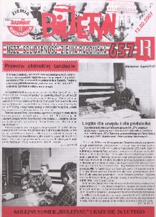 Biuletyn NSZZ "Solidarność" Ziemia Radomska, 2007, nr 657