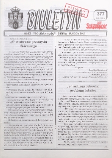 Biuletyn NSZZ "Solidarność" Ziemia Radomska, 1998, nr 377