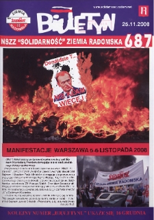Biuletyn NSZZ "Solidarność" Ziemia Radomska, 2008, nr 687