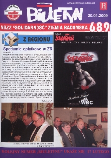 Biuletyn NSZZ "Solidarność" Ziemia Radomska, 2009, nr 689