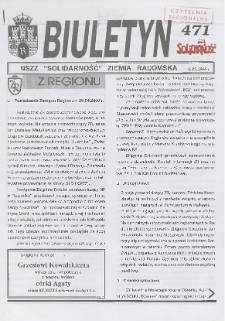 Biuletyn NSZZ "Solidarność" Ziemia Radomska, 2000, nr 471