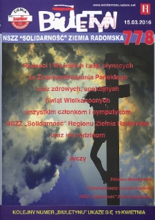 Biuletyn NSZZ "Solidarność" Ziemia Radomska, 2016, nr 778