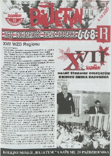 Biuletyn NSZZ "Solidarność" Ziemia Radomska, 2007, nr 668