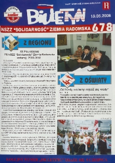 Biuletyn NSZZ "Solidarność" Ziemia Radomska, 2007, nr 678