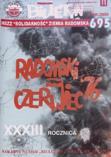 Biuletyn NSZZ "Solidarność" Ziemia Radomska, 2009, nr 695