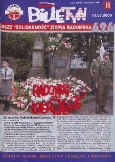 Biuletyn NSZZ "Solidarność" Ziemia Radomska, 2009, nr 696