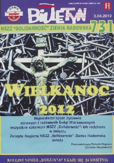 Biuletyn NSZZ "Solidarność" Ziemia Radomska, 2012, nr 731
