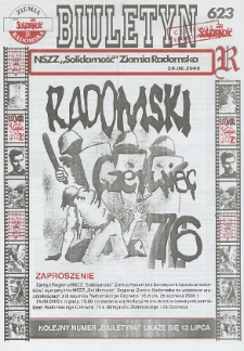 Biuletyn NSZZ "Solidarność" Ziemia Radomska, 2005, nr 623