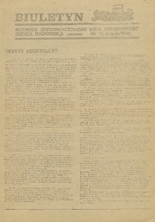 Biuletyn NSZZ "Solidarność" Ziemia Radomska, 1990, nr 27