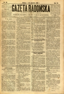 Gazeta Radomska, 1890, R. 7, nr 32