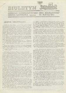 Biuletyn NSZZ "Solidarność" Ziemia Radomska, 1990, nr 15