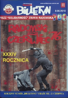 Biuletyn NSZZ "Solidarność" Ziemia Radomska, 2010, nr 708