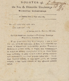 Dziennik Urzędowy Województwa Sandomierskiego, 1833, nr 18, dod. II