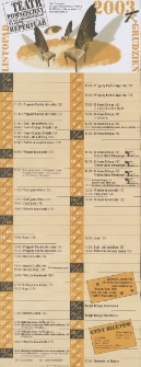 Teatr w Radomiu : repertuar listopad - grudzień 2003