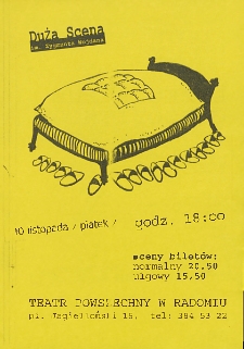 Dave Freeman &bdquo;Ł&oacute;żko pełne cudoziemc&oacute;w &rdquo; / Teatr Powszechny im. Jana Kochanowskiego w Radomiu