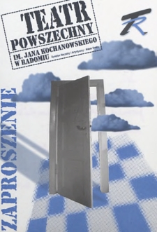 [Zaproszenie dla Anny Skubisz na premierę „Najwięcej samobójstw zdarza się w niedzielę” ] / Teatr Powszechny im. Jana Kochanowskiego w Radomiu