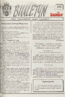 Biuletyn NSZZ "Solidarność" Ziemia Radomska, 1995, nr 256