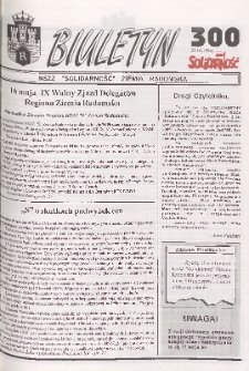 Biuletyn NSZZ "Solidarność" Ziemia Radomska, 1996, nr 300