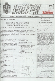 Biuletyn NSZZ "Solidarność" Ziemia Radomska, 1997, nr 346