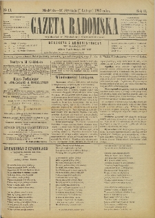 Gazeta Radomska, 1885, R. 2, nr 10