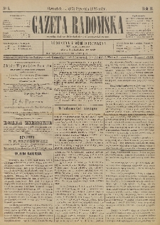 Gazeta Radomska, 1885, R. 2, nr 5