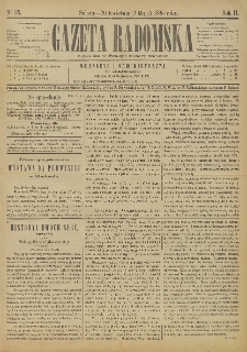 Gazeta Radomska, 1885, R. 2, nr 35