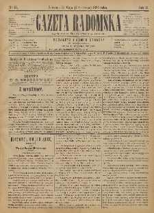 Gazeta Radomska, 1885, R. 2, nr 45