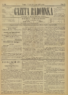 Gazeta Radomska, 1885, R. 2, nr 66