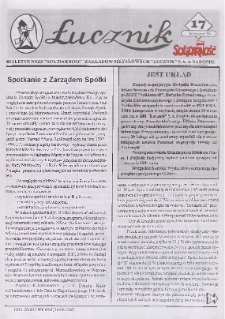 Łucznik : Biuletyn NSZZ "Solidarność" Zakład&oacute;w Metalowych "Łucznik" S.A. w Radomiu, 1996, nr 17