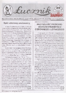 Łucznik : Biuletyn NSZZ "Solidarność" Zakład&oacute;w Metalowych "Łucznik" S.A. w Radomiu, 1996, nr 20