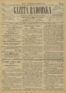 Gazeta Radomska, 1885, R. 2, nr 68