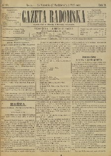 Gazeta Radomska, 1885, R. 2, nr 80