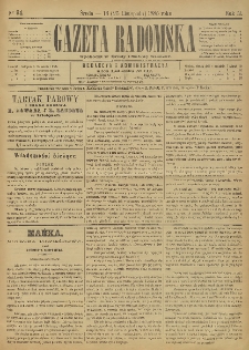 Gazeta Radomska, 1885, R. 2, nr 94