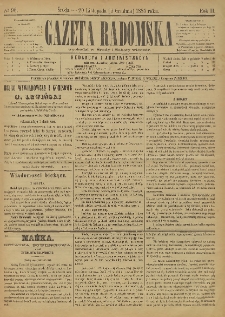 Gazeta Radomska, 1885, R. 2, nr 96