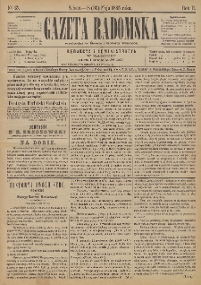 Gazeta Radomska, 1885, R. 2, nr 43