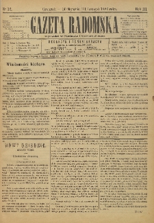 Gazeta Radomska, 1886, R. 3, nr 12