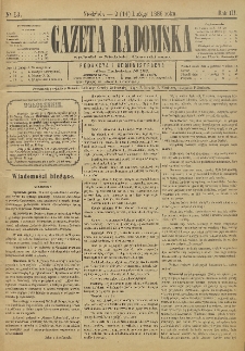 Gazeta Radomska, 1886, R. 3, nr 13