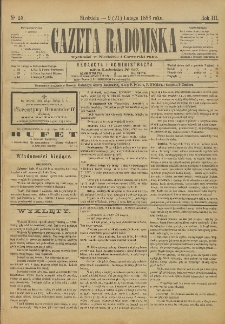 Gazeta Radomska, 1886, R. 3, nr 15