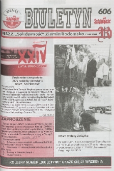 Biuletyn NSZZ "Solidarność" Ziemia Radomska, 2004, nr 606