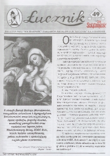 Łucznik : Biuletyn NSZZ "Solidarność" Zakładów Metalowych "Łucznik" S.A. w Radomiu, 1999, nr 49