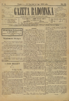 Gazeta Radomska, 1886, R. 3, nr 52