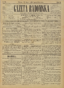 Gazeta Radomska, 1885, R. 2, nr 55