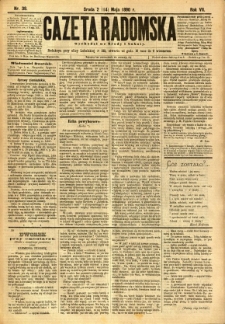 Gazeta Radomska, 1890, R. 7, nr 39