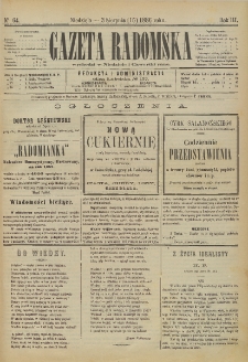 Gazeta Radomska, 1886, R. 3, nr 64