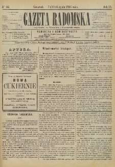 Gazeta Radomska, 1886, R. 3, nr 65