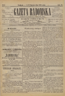 Gazeta Radomska, 1886, R. 3, nr 82