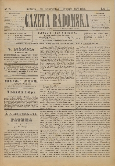 Gazeta Radomska, 1886, R. 3, nr 88